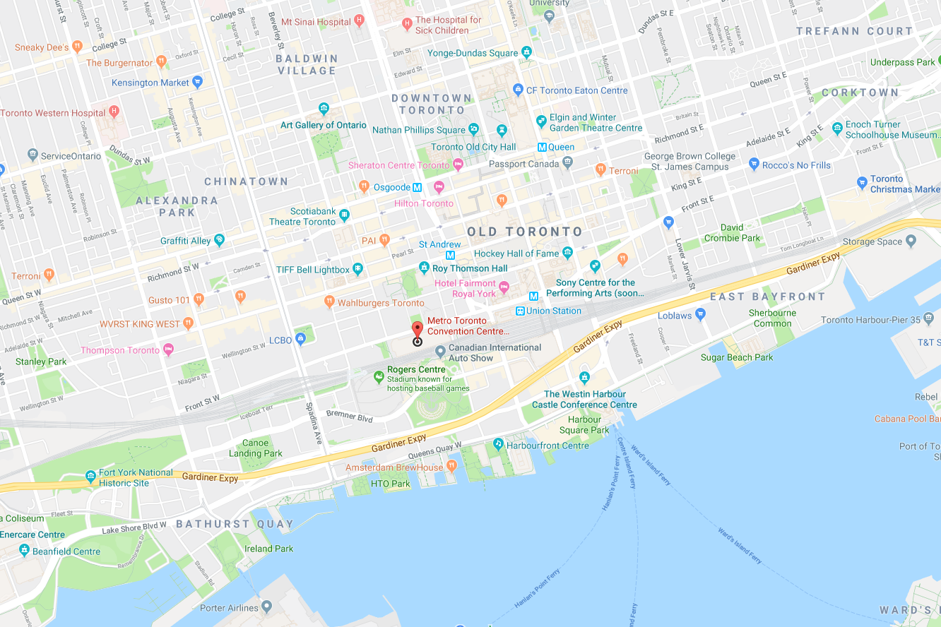 Direction to Metro Toronto Convention Centre 
